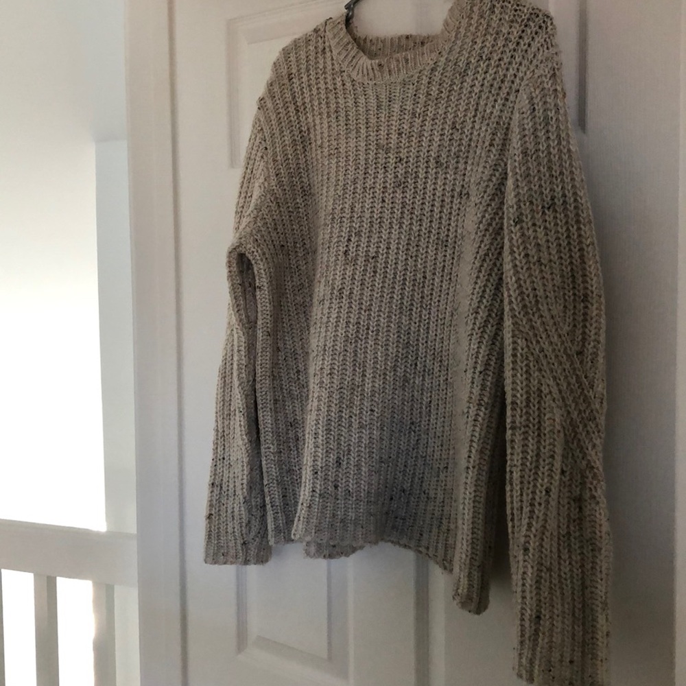 A new day speckled sweater